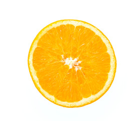Orange isolated on white
