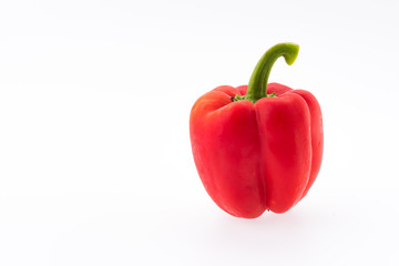 Red peppers isolated on white background