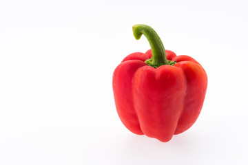 Red peppers isolated on white background