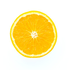 Orange isolated on white