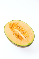 Melon isolated on white