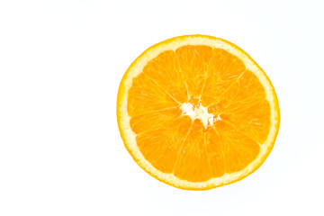 Orange isolated on white