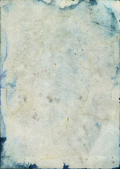 Stained old watercolor paper texture