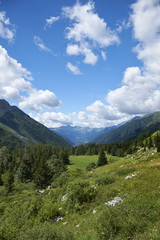 Fototapeta na wymiar valle di Scalve