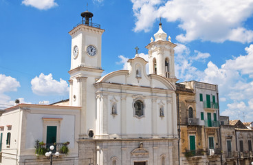 Fototapeta na wymiar Church of Immacolata. Minervino Murge. Puglia. Italy.