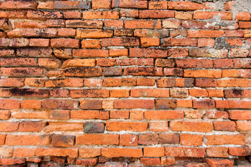 Fototapeta premium Old red brick wall background
