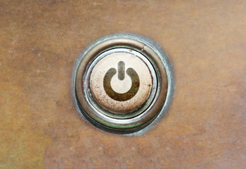 Obraz premium Old button - power