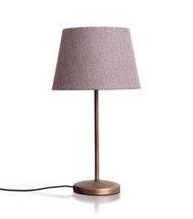 Table lamp isolated