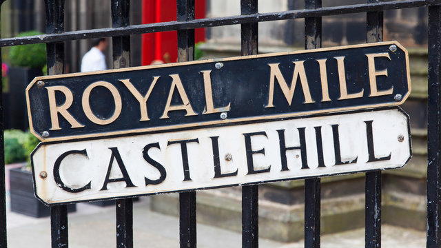 Edimburgh - Royal Mile Plate