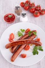 grilled sausage