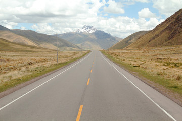 Rocky road in Peruvian Andes