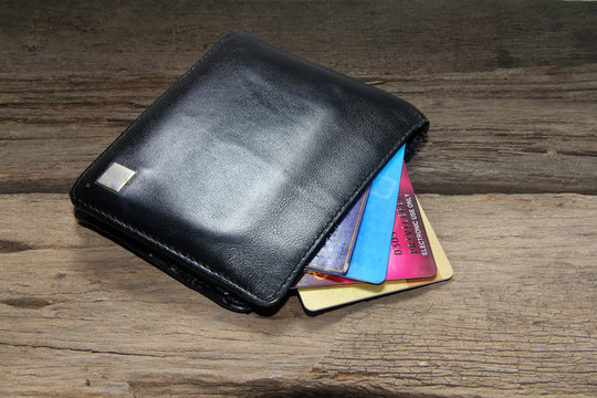credit card in wallet