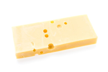 Cheese isolated on white