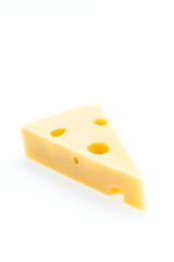 Cheese isolated on white