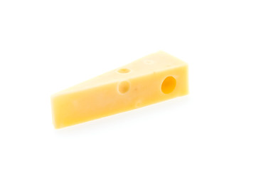 Cheese isolated on white