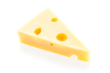 Cheese isolated on white