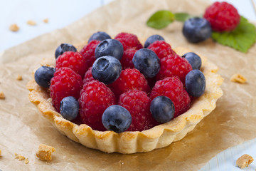 Tartlets with forest fruit