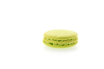 Macaron isolated on white