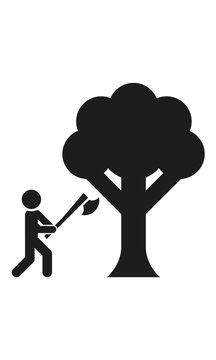Baum f&auml;llen