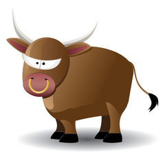 Cartoon Bull