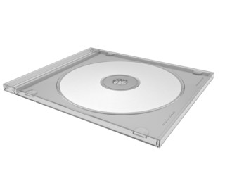 Compact disc (or CD, DVD, BD) with slim box