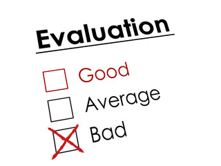 red cross on evaluation check box