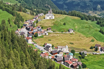 Fototapeta na wymiar Dolomiti - Laste village