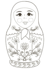 matreshka coloring book