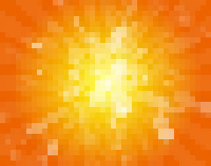 Sun pixel background - 69038318