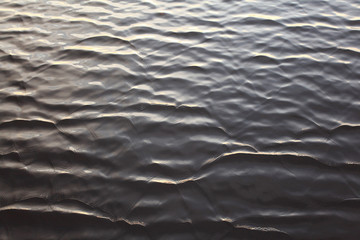water texture steel sunset orange