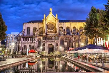 Gordijnen Cathedral of Sainte Catherine © bbsferrari