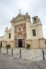 Obraz premium Morano sul Po, church