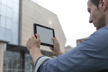 photography with digital tablet