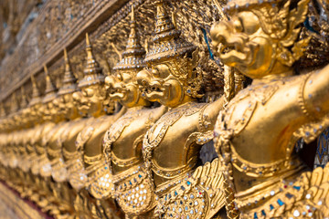 Garuda in Wat Phra Kaew Grand Palace of Thailand to find.