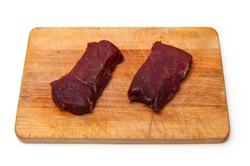 Camel meat steaks