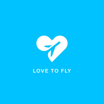 Love to fly symbol