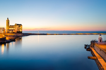 Trani, Puglia, at sunset