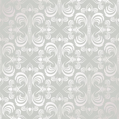 damask pattern. vector seamless wallpaper. flower background