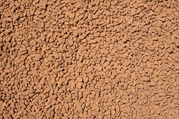 Orange pebbles or gravel for background