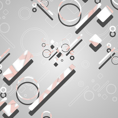 Colorful abstract circles background