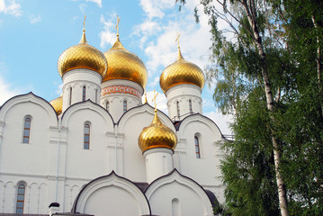 Assumption Church in Yaroslavl, Russia.