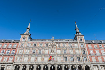Fototapeta premium The Plaza Mayor square in Madrid, Spain.