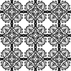 Orient Seamless Vector Pattern. Abstract Background