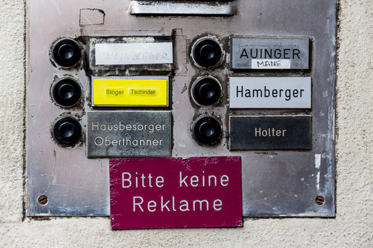 Werbung ist nicht erw&uuml;nscht