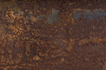 Rusted steel plate