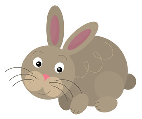 Fototapeta premium Cartoon rabbit - illustration for the children