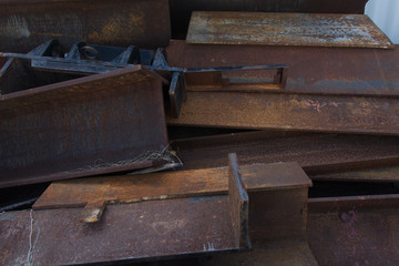 Rusted steel