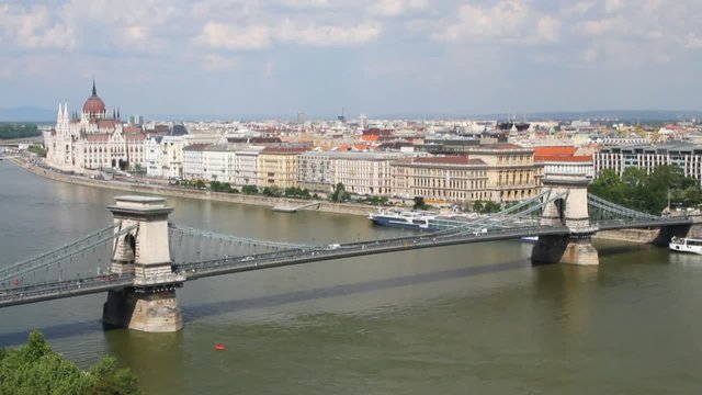 Chain Bridge Secheni. Budapest, Hungary