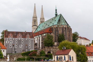 Fototapeta na wymiar evangelische Pfarrkirche St. Peter und Paul Görlitz