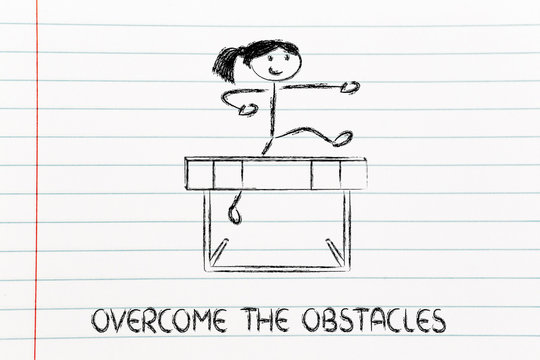 Overcome The Obstacles Of Your Life, Hurdle Design
